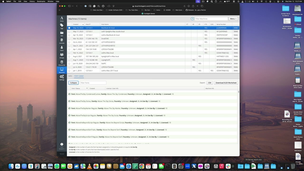 Fontagent cloud server on premise server reporting