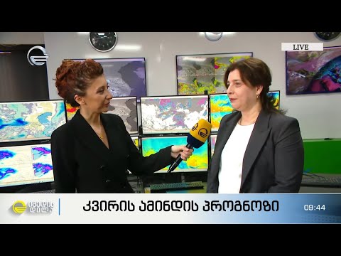 კვირის ამინდის პროგნოზი | როგორი ამინდი იქნება საქართველოში მომავალი ერთი კვირის განმავლობაში