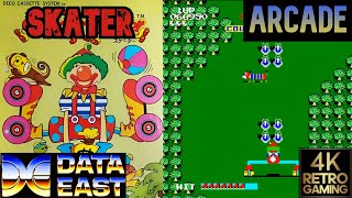 Skater Arcade ( Data East 1983 ) 4k Gameplay