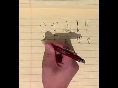 How to write the N'ko alphabet