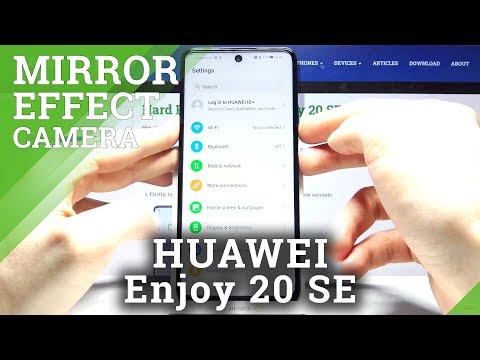 How to Turn Off Camera Mirror Effect in HUAWEI Enjoy 20 SE – How to Remove Reflection Effect