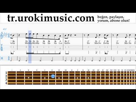 Mandolin dersleri Ariana Grande - Breathin Notalar Eğitim um-ih723