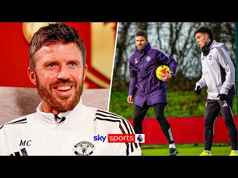 Michael Carrick on how his first week as Man Utd head coach has been & the future