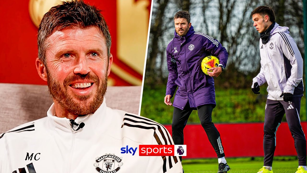 Michael Carrick on how his first week as Man Utd head coach has been & the future