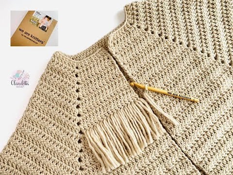 Creating and attaching fringes / WE ARE KNITTERS Valira Cardigan