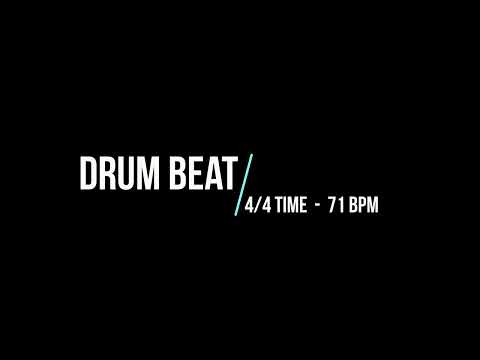 DRUM BEAT - 4/4 TIME [71 BPM]