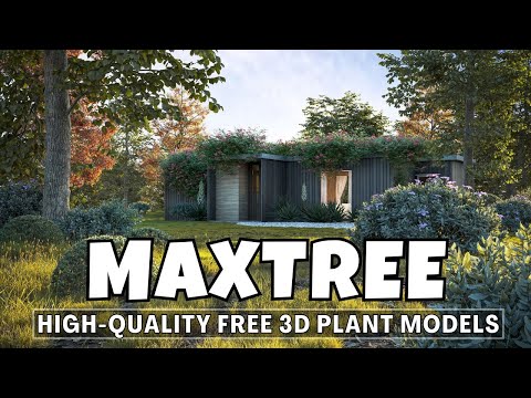 Maxtree Plant | Blender Free Assets | High-Quality free 3D Plant Models