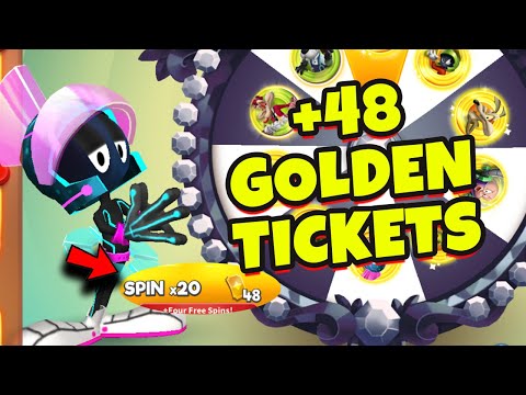 SPEND 48 GOLDEN TICKET TO WHEEL OPENING M4RV1N - Looney Tunes World of Mayhem