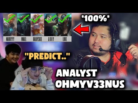 OHMYV33NUS PREDICTING GEEK FAM's DRAFT AGAINST ONIC...🤯