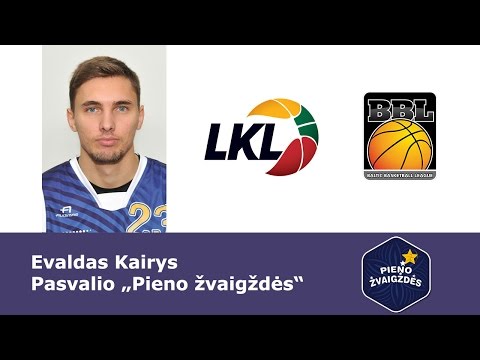 Evaldas Kairys (Pieno žvaigždės) 2014-15 m. LKL, BBL