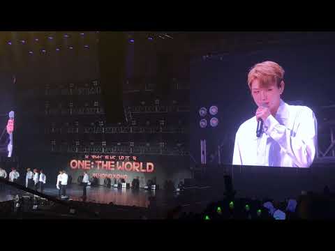 20180728 WannaOne워너원 HongKong Greeting - Kang Daniel 강다니엘