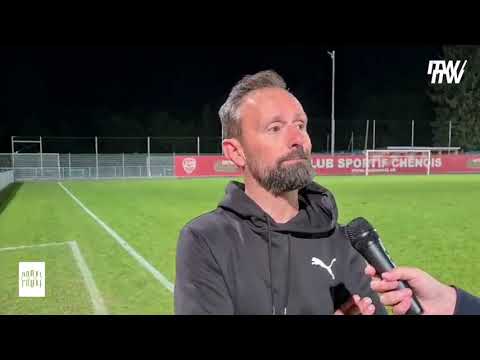 Réaction de David Joye (CS Chênois)