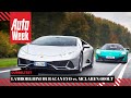 Lamborghini Huracán Evo vs. McLaren 600LT - AutoWeek Dubbeltest - English subtitles