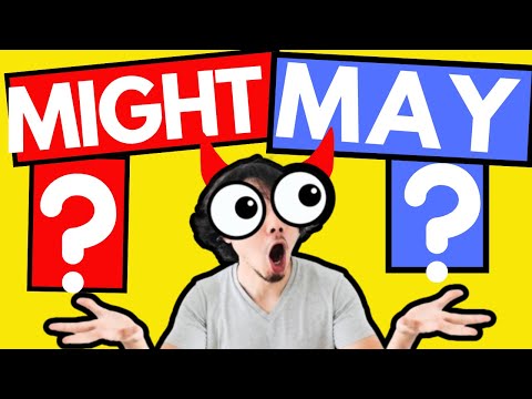 Usar MIGHT y MAY en Ingles 👍 en 1 Minuto.