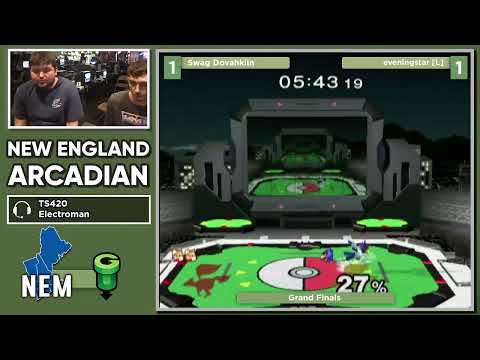 NE Melee Arcadian 10 - Swag Dovahkiin (Fox) vs. eveningstar [L] (Sheik) - SSBM GF