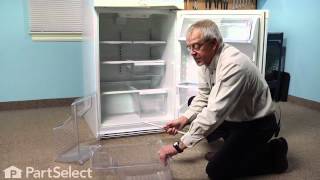 Refrigerator Repair - Replacing the Crisper Pan (Whirlpool Part # 2218141)