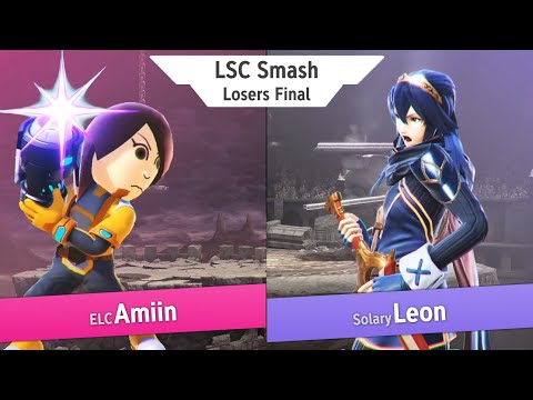 LSC Smash - ELC | Amiin (Mii Gunner) Vs. Solary | Leon (Lucina) - Top 8 - Loser Final