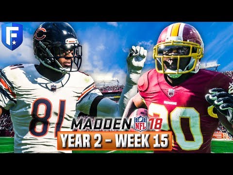 Madden 18 Bears Franchise Year 2 - Week 15 @ Redskins | Ep.34