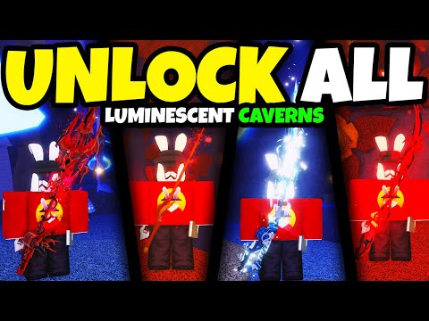 UNLOCK 4 SECRET RODS in LUMINESCENT CAVERNS For Fisch Roblox!
