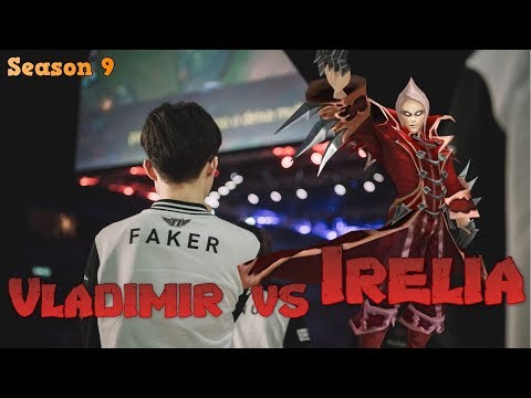 Faker - Vladimir vs Irelia Mid - Patch 9.19 LoL Season 9 KR Ranked | League of Legends Replays