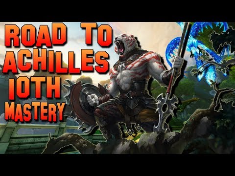ROAD TO MASTERING ACHILLES! MECHANICAL MAYHEM! - Masters Ranked Duel - SMITE