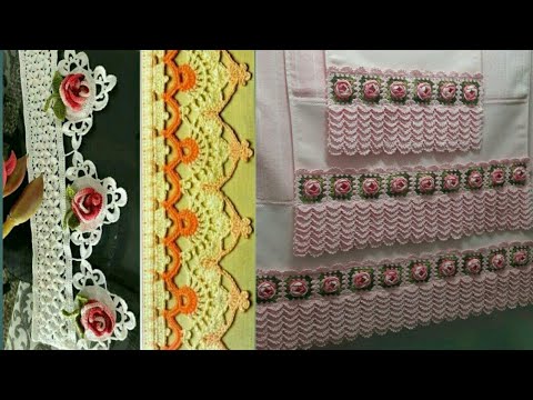 45+crochet lace designs 2020| |karoshia lace designs for towels| |crochet edging designs