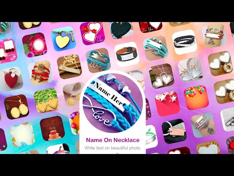 Name on necklace - Name art Video