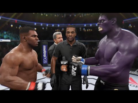 Mike Tyson vs. Purple Hulk - EA Sports UFC 2
