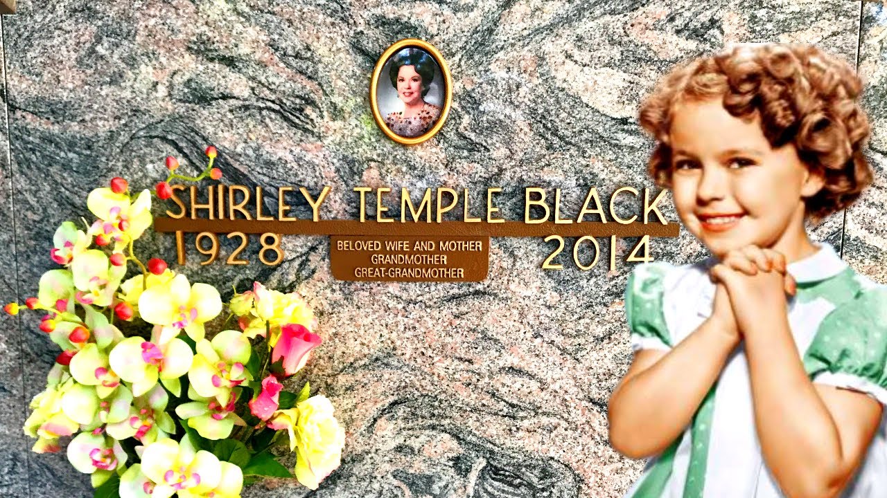 Famous Grave Of Film Legend SHIRLEY TEMPLE & Her Academy Award 1st!