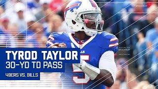 LeSean McCoy Ankle-Breaking Run Leads to Tyrod Taylor's 30-Yard TD Pass! | 49ers vs. Bills | NFL by NFL