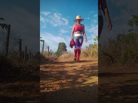 Caminhada sertaneja Comunidade Santa Rita município Vianópolis Goiás Brasil