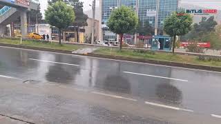 Bitlis’te Meteoroloji Uyarısının Ardından Yağışlar Başladı