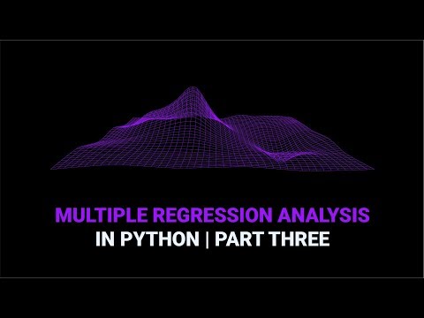 Multiple Regression Analysis In Python Part 3