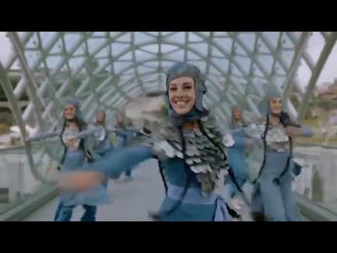 Boney M Rasputin remix - Georgian folk dancers