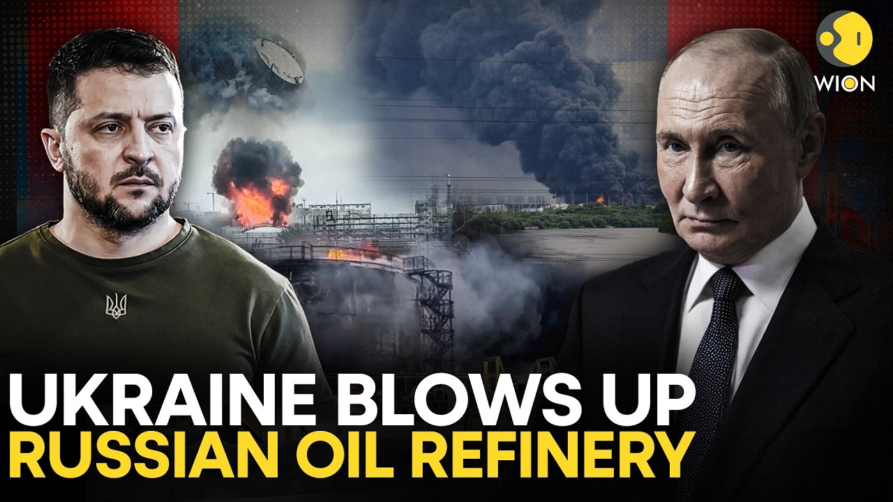 Russia-Ukraine War LIVE: Russia's Oil Empire Burns! Kyiv's Drone War Cripples Moscow's Refineries