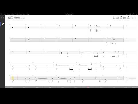 Firenze ( Ivan Graziani ) ,Tablatura e base Senza Basso - Backing bass track