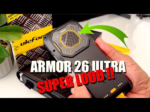 Ulefone Armor 26 Ultra Rugged Smartphone Review- SUPER LOUD!🔥