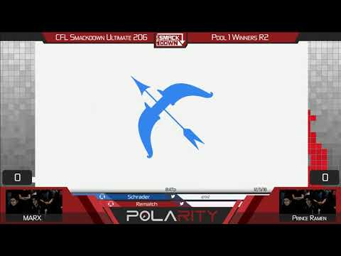 CFL Smackdown 206 Ultimate - Marx (Roy) vs PrinceRamen (Palutena) - Pools