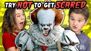 Kids React To Try Not To Get Scared Challenge