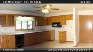 preview picture of video '630 Miller Court KIEL WI 53042'