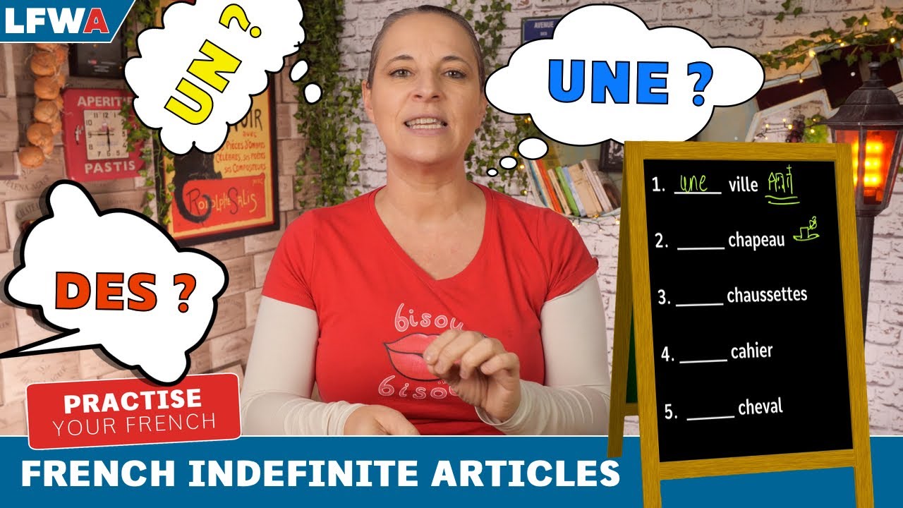 Practise your French indefinite articles Part 1