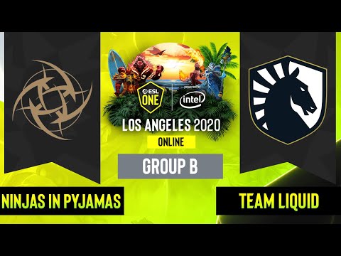 Dota2 - Team Liquid vs. Ninjas in Pyjamas - Game 2 - Group B - EU/CIS - ESL One Los Angeles