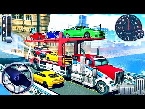 Car transporter truck simulator game 2019 - Multi Trailer Truck Driving - Android Gameplay