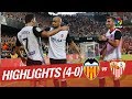 Highlights Valencia CF vs Sevilla FC (4-0)