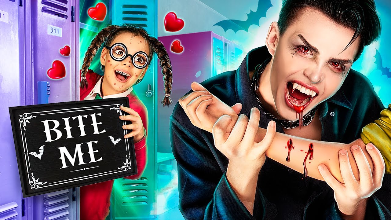 Minha Filha se Apaixonou Por Vampiro! A Transformação de Nerd a Popular!