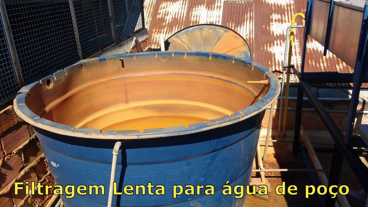 Filtragem lenta para FERRO E MANGANÊS