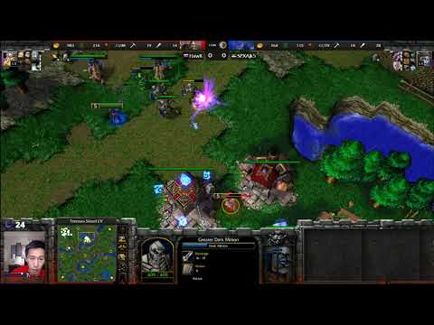 Hawk (HU) vs Ajk (NE) - WarCraft 3 - Solo Dark Ranger? - Recommended - WC2761