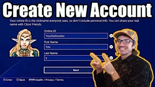 *NEW* How to Create A PSN ACCOUNT on PS4! + Free Trial Info (Tutorial 2019)