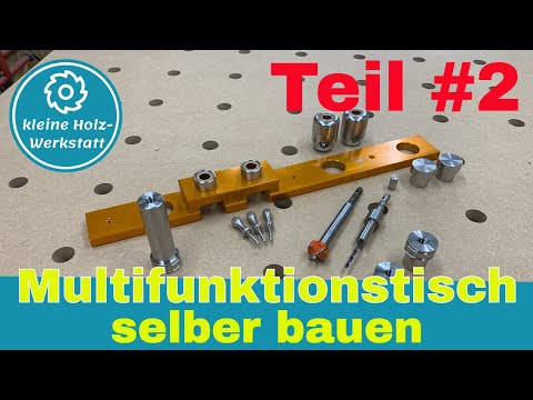 Build your own multifunctional table / perforated plate part #2⎜Parf Guide System #2⎜small wood w...