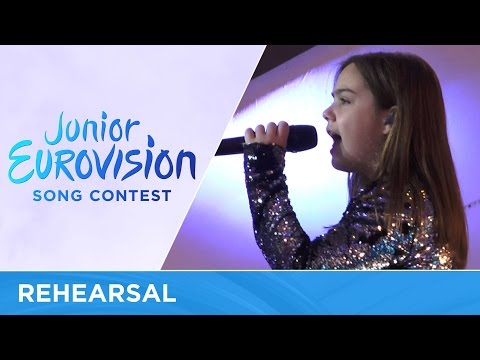 Dunja Jeličić - U La La La (Serbia) Rehearsal Junior Eurovision 2016